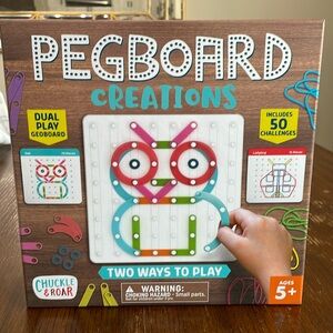 Chuckle & Roar Pegboard Creations